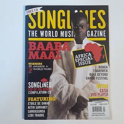 Songlines Baaba Maal Tinariwen Bonga Baka Beyond Africa Gnawa Bamako Qanun Music • $7.31