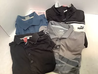 Lot Of 4 Puma-- 3 Polo Shirt 1 Jacket See Description All Men's Size Large • $10