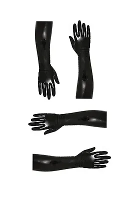 Rubber Latex Moulded Elbow Length Gloves 2nds. • £16.95