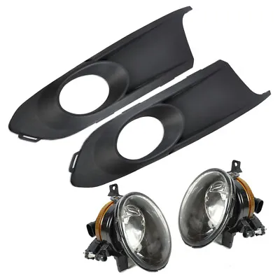 $310.09 • Buy Front Bumper Lower Fog Light Lamps Grille Grill Kit Fit For VW Jetta MK6 2014