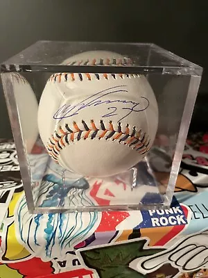Vladimir Guerrero Sr Signed Autograph All Star Baseball Authenticated   • $65