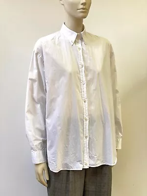 $79 • Buy SCANLAN THEODORE  Oversized White Shirt  SizeAU6 US2