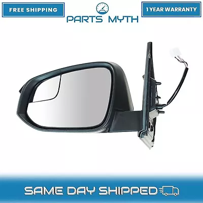 New Side View Mirror Power Heater With Turn Signal & Spotter Glass LH For Rav4 • $75.20