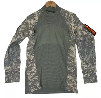 Adult Massif Army Combat Shirt Long Sleeve Camo Size Medium Flame Resistant • $39.99