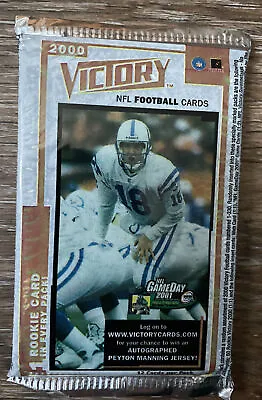 2000 Upper Deck Victory NFL Football Trading Cards Unopened Hobby Pack • $50