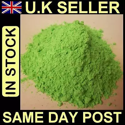 FLUORESCENT GREEN  500g POWDER PAINT  FOR ART & CRAFT NON TOXIC ODOUR FREE • £5.99