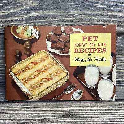 $12.50 • Buy Vintage Pet Milk Nonfat Dry Milk Recipes Mary Lee Taylor 1955 Paperback Book 