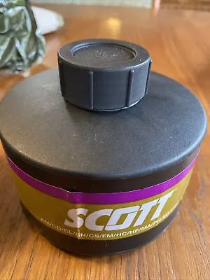 Scott Enforcement Gas Mask Filter Cartridge 40mm NATO Factory Sealed • $10