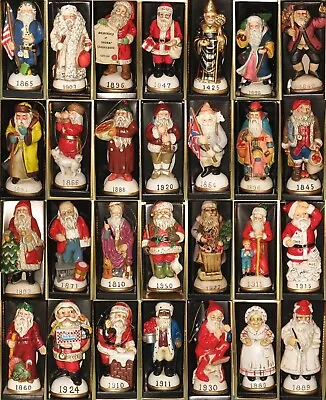 Vtg Memories Of Santa Christmas Ornaments In Box Hand Painted **FREE SHIPPING** • $17.99