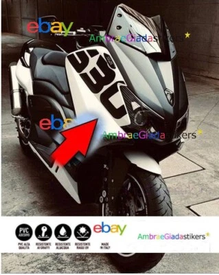 Resin Bike Adesivi Scooter Compatibile Con Yamaha Tmax 2001-2019 - Foto 3