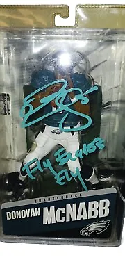 Autographed Signed Mcfarlane NFL 12 Donovan McNabb No Helmet Variant • $375