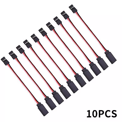 10Pcs Servo Extension Lead Wire Cable For RC Futaba JR Male To Female Connectok2 • $5.79