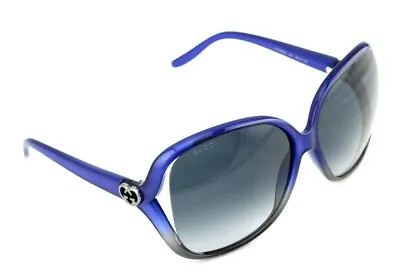 $499.95 • Buy RARE NEW Genuine GUCCI Blue Grey Womens Over Sized Sunglasses GG 0506S 004