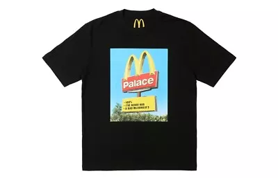 Palace X McDonalds As Featured In Sign T Shirt Size XL Black Supreme Dunk • £95