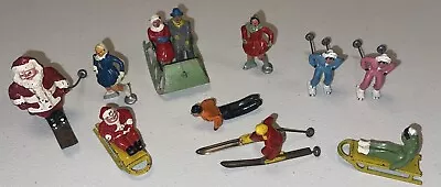 Vintage Barclay Winter Lead Figure Lot • $150