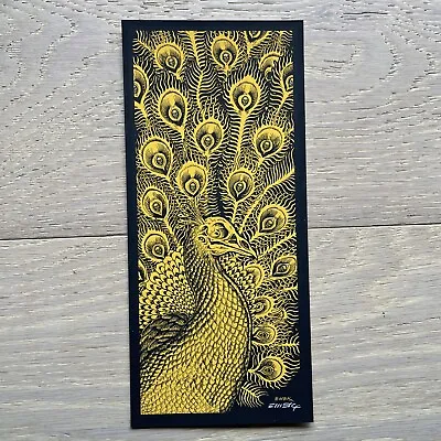 Peacock - Black & Yellow - HANDBILL PRINT - EMEK 2005 QOTSA • $229.99