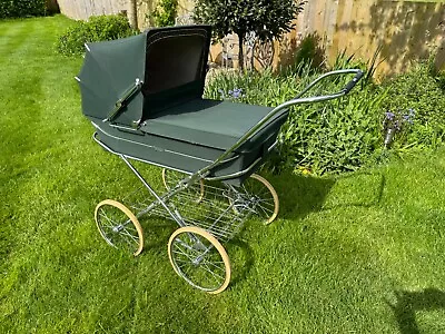 Vintage 1970s Marmet Pram - Green • £30