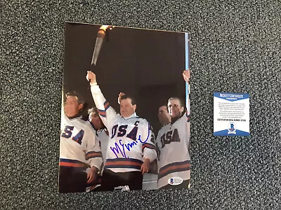 L@@K Mike Eruzione Signed 8x10 Photo Autographed Auto BAS Not PSA • $39.95