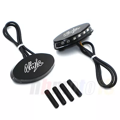 $60.47 • Buy LED Mirror Block Off Plate Signal For Kawasaki  04-10 ZX10R/05-08 Ninja ZX6R 636