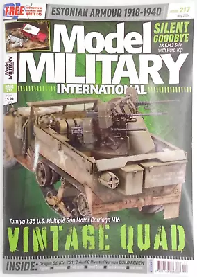 Model Military International Magazine May 2024 Tamiya 1:35 Multiple Gun Carriage • $13.68