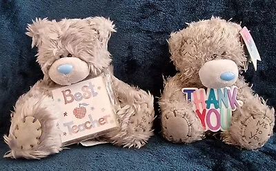 Me To You Bears - Best Teacher & Thank You - Grey Bears - Pre-owned  • £12.99