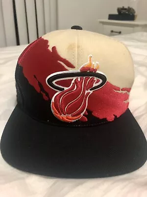 Mitchell And Ness Miami Heat SnapBack Hat • $15