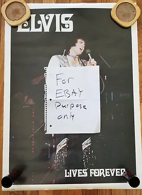 Elvis Lives Forever Poster • $1