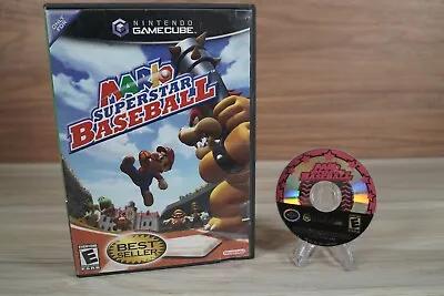 Mario Superstar Baseball - Nintendo Gamecube - Complete CIB All Inserts! CLEAN! • $89.99