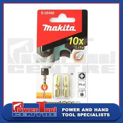 Makita B-28488 T30 X 25mm Impact Gold Torsion Screwdriver Pack Of 2 Bits • £6.89
