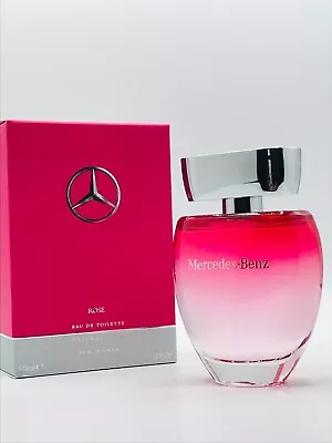 Mercedes Benz Rose Women Perfume Edt Spray 3.0 Oz New In Box • $54.95