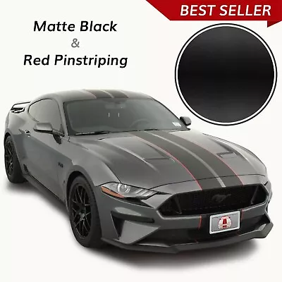 Mustang Dual Racing/Rally/Lemans Stripes: 7 Or 8 Inch (for 2018-2021 Mustangs) • $94.95