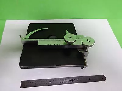 MICROSCOPE PART LEITZ WETZLAR GERMANY VINTAGE STAGE TABLE AS IS BIN#B9-E-01ii • $208.20