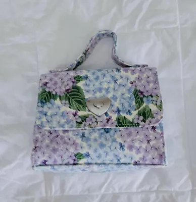 Gymboree Purple & Blue Floral Handbag - OS • $11