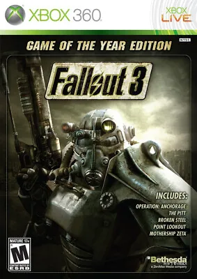 Fallout 3: Game Of The Year Edition (Xbox 360) [PAL] - WITH WARRANTY • $16.63