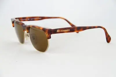 Vintage Vuarnet Sunglasses 438 Acetate Dark Brown PX2000 Mineral Brown Lens • $103.20