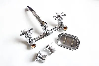 Vintage Faucet Kitchen Sink | Kohler Mixing Faucet Victorian Plumbing Deco Old • $725