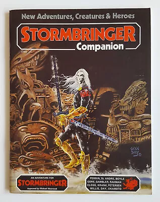 Stormbringer Companion Elric Chaosium Roleplaying Game Steve Perrin 1983 • $139.95