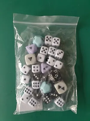 Warhammer 40K Quest Blackstone Fortress Dice Full Set D6 D20 • £5