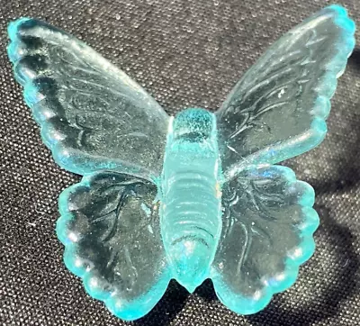 Blue Vaseline Glass Butterfly Insect Monarch Neon Animal Uranium Moth Glow Green • $25