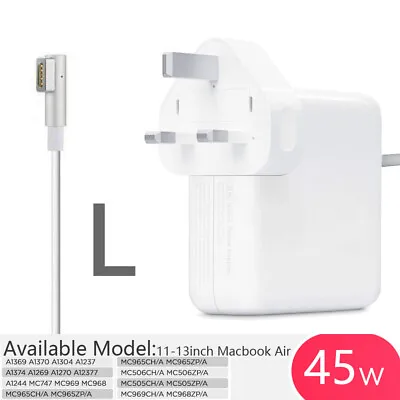 45W Charger Adapter For Apple Macbook Air 11  13  A1237 A1369 A1370 A1374 A1375 • £14.39