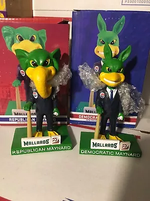 Republican Democrat Maynard Madison Mallards Mascot Bobblehead Milwaukee Brewers • $24.99