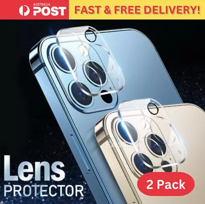 $5.92 • Buy 2X Back Camera Lens Tempered Glass Protector For IPhone 14 13 12 11 Pro Max Mini