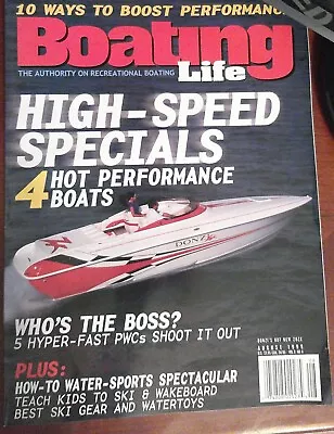 Vintage Boating Life Magazine August 1999 - Vol. 3 No. 4 - High Speed Specials • $2.50