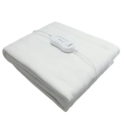 Schallen White Single Double & King Home Washable Heated Electric Blanket • £22.99