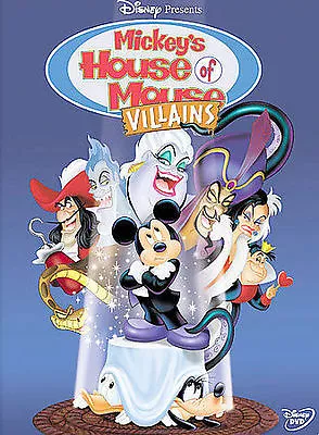 Mickeys House Of Villains (DVD 2002) Rare & Out-of Print • $24.99