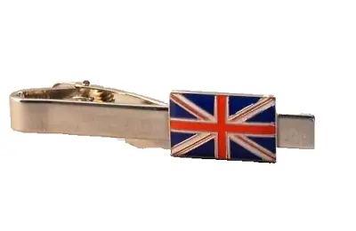 Union Jack Tie Clip British Flag UK  Free Postage • £3.89