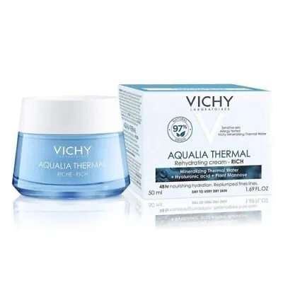 Vichy Aqualia Thermal 48 HR Rehydrating Gel Cream 1.69 Fl Oz • $16.99