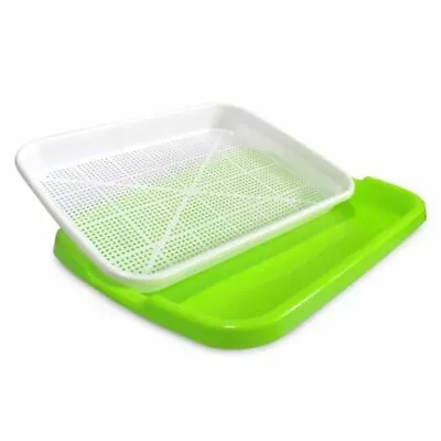 £17.67 • Buy Nursery Seed Sprouter Trays Hydroponic Soil-Free Microgreens Sprouts Gardening