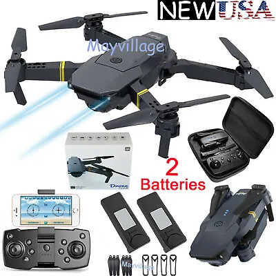 FPV Wifi RC Drone Wide Angle HD 4K Camera Foldable Quadcopter Selfie + 2 Battery • $42.99