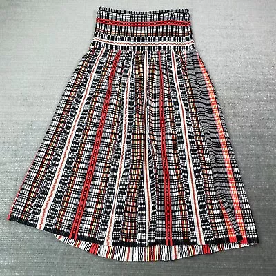 Torn Ronny Kobo Skirt Women S Black Maxi Knit Grid Check Boho Sweater Stretch • $79.99